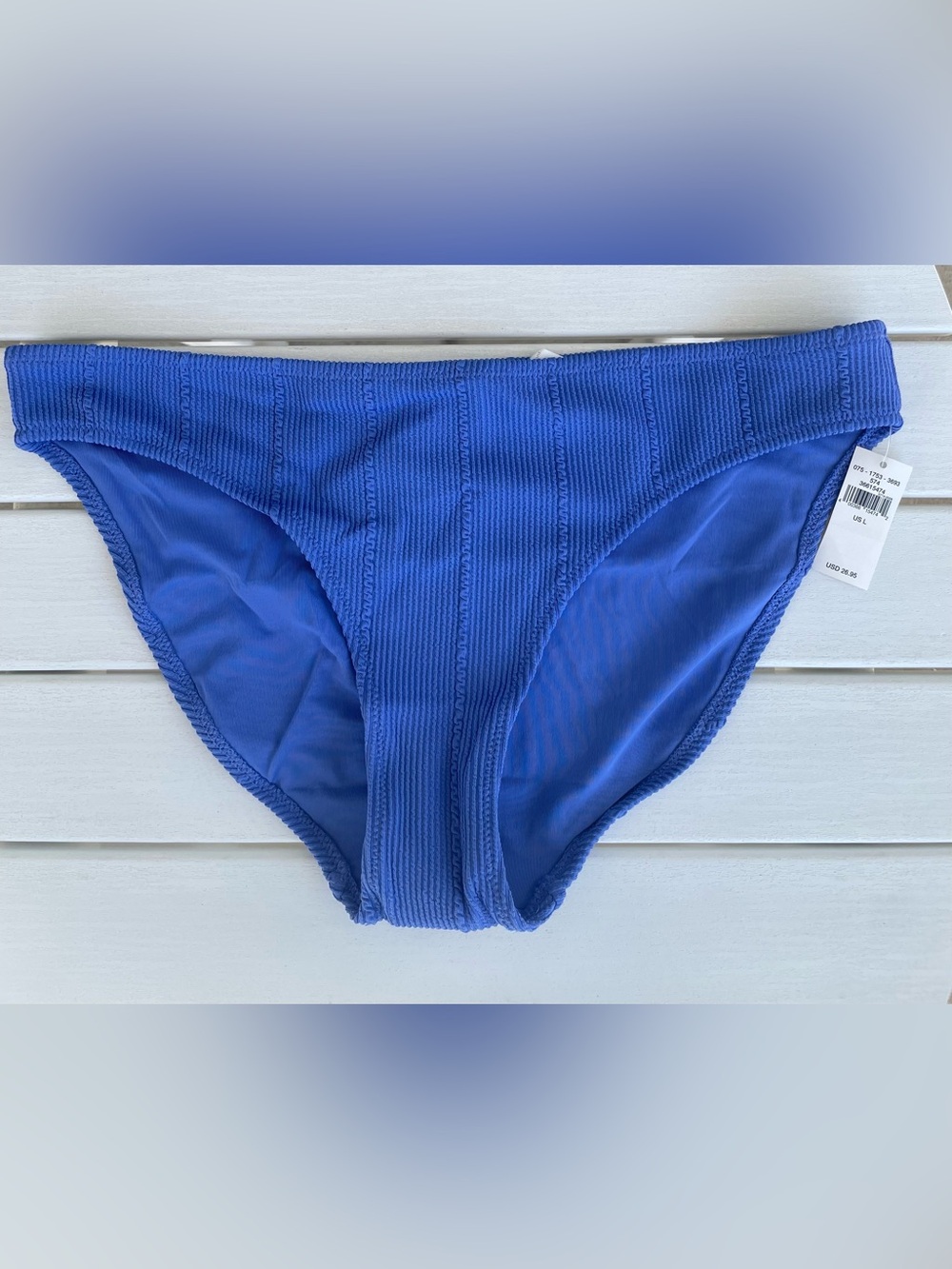 Aerie Size Large Ribbed Bikini Bottom 36615474 New With Tags